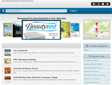 Tablet Screenshot of localads.yorknewstimes.com